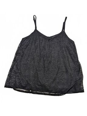 Torrid Size 1 Black Lace Sleeveless Babydoll Cami Tank Top Whimsigoth